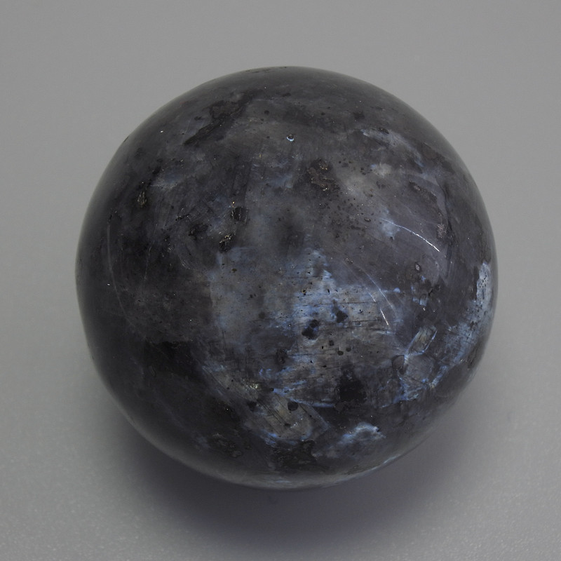 Souvenir Sphere Made of Natural Labradrite, 30mm diameter+
