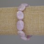 Kunzite Bracelet Oval 16×12 mm, stretch 18 cm