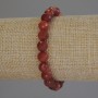 Agate Bead-Chunk Bracelet, 8mm diameter, 18cm length, stretch