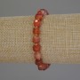 Agate Beaded Cube Bracelet, 6.5x6.5mm cubes, 5mm+ beads, 18cm+ length, stretch