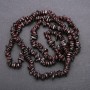 Garnet Beads, chip, diameter 5-9×3-3, 5mm±, length 80cm± on thread