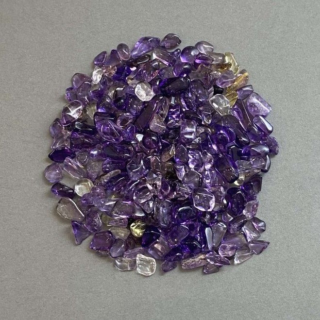 Amethyst Natural Chip Without Hole 5-11×5-6mm± (per 100g±)