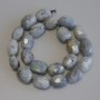 Labradorite Beads Faceted Rondelle, 16–19×12–15 mm on Thread, 40cm+ Length