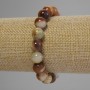 Onyx Bracelet Smooth Beads, 10mm diameter ±, length 18cm ± (stretch)