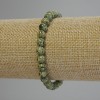 Serpentine Bracelet with Smooth Beads, 6mm dia. +/-, 18cm length +/- (stretch)