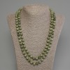 Serpentine Bead Necklace (Snake) Long Smooth Round Beads 8mm ±, Length 120 cm+