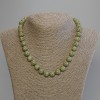 Serpentine Beads Smooth Round 10mm ± length 50cm ± with clasp