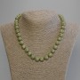 Serpentine Beads Smooth Round 10mm ± length 50cm ± with clasp