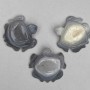 Souvenir Turtle made of Smoky Quartz Agate 59-70×60-79×13-17mm± (assorted sizes)