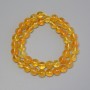 Citrine Beads Smooth Round 8.5 mm on Thread, Length 37 cm+