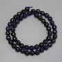 Aventurine Beads Night of Keira, faceted round 7mm, on thread, length 37cm+