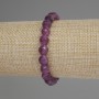 Tourmaline Bead-Style Bracelet, faceted ball diameter 8mm±, length 18cm±, stretch