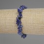 Sodalite Chip Bracelet, 5-12×3 mm fragments, 18 cm adjustable stretch