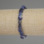Sodalite Bead Bracelet, faceted, diameter 7-11×7-8mm, adjustable length 18cm
