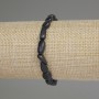 Shungite Bracelet Beaded, diameter 8-12x7mm+-, length 18cm+- stretch