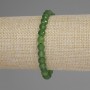 Chrysoprase Bead Bracelet with Granulated Coins, 6mm diameter +-, stretch length 18cm+-