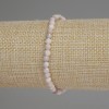 Opal Bead Bracelet, Faceted 4mm, stretchy 18cm