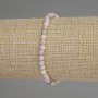 Opal Bead Bracelet, Faceted 4mm, stretchy 18cm