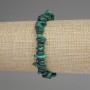 Malachite Chip Stretch Bracelet 5-9×3-4mm, length 18cm+, stretch