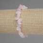 Bracelet Pink Quartz Shards, 6-9×3-5 mm, diameter, 18 cm, stretchy