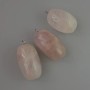 Pendant Pink Quartz Natural Stone, 35×17mm diameter+