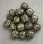 Souvenir natural stone Dragon veined tumbled pebble ~ sizes 17-21×17×17mm (+-) packaged 100g (price per 100g)