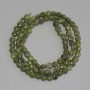 Jadeite Beads Grenulated Coin-shaped, 4mm diameter, 39cm long on thread