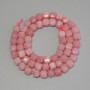 Tourmaline Beads, faceted cube, diameter 5x5mm ±, length 32cm ± on thread