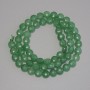 Jade Beads, Faceted Round Coin, 6.5 mm diameter, 38 cm length on a thread