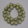 Tiger's Eye Beads - Smooth Round 15mm, on a thread, 39cm length (approx.)