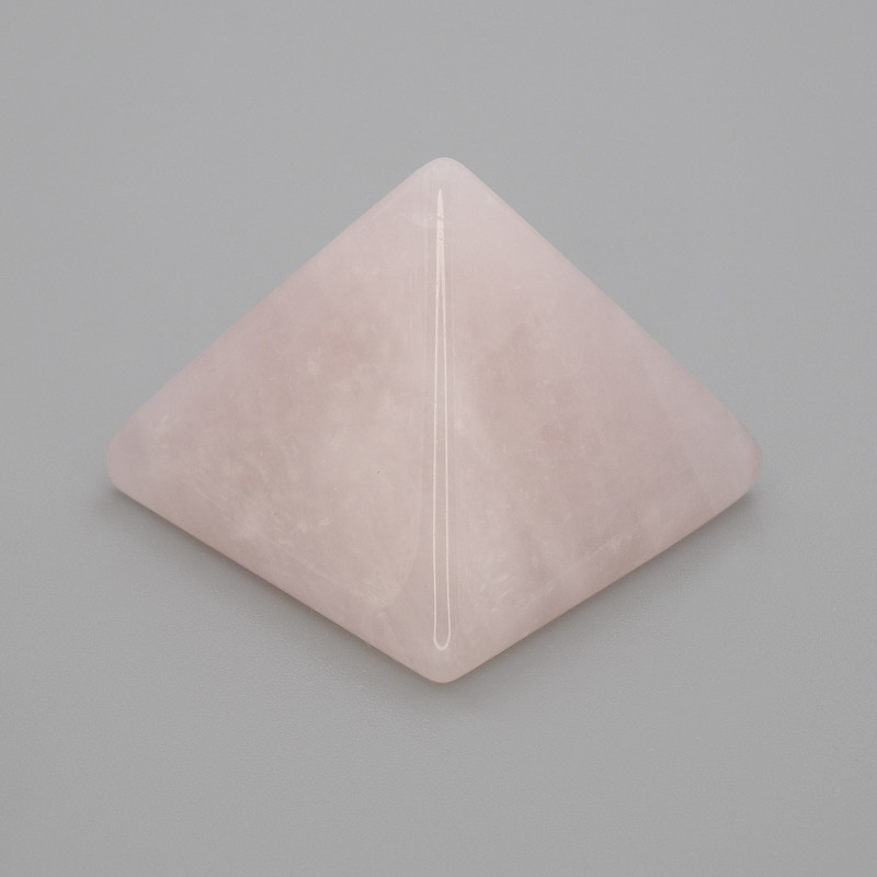 Pyramid souvenir natural stone Rose quartz, length 30x30mm+-, width 25mm+-