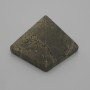 Natural Stone Pyrite Pyramid, 30x30mm +/- length, 25mm +/- width