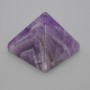 Amethyst Natural Stone Pyramid, 38x38mm length, 33mm width