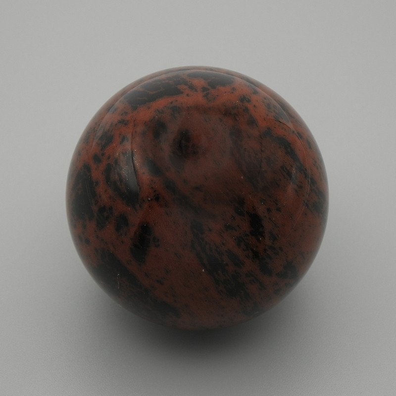 Souvenir sphere made of natural obsidian, 40 mm diameter+