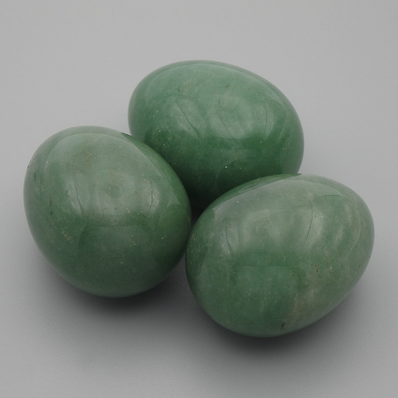 Jade Nativity Egg from Natural Stone, diameter 40×30± mm