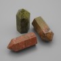 Souvenir pencil natural gemstone heliotrope, diameter 36x16mm (price per 1 pc)