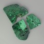 Souvenir slab of natural stone Malachite 80x40x10 (assorted sizes) (Price per 100 g)