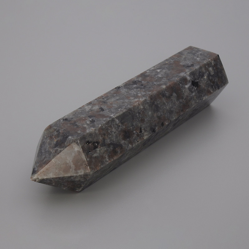 Souvenir pencil made from natural gemstone Gabro Indigo 93x23mm± assorted sizes (per 100 g)