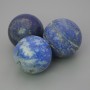 Sculpted gemstone sphere of Lapis Lazuli, diameter 30mm±, weight from 40g (Price per 100 g)