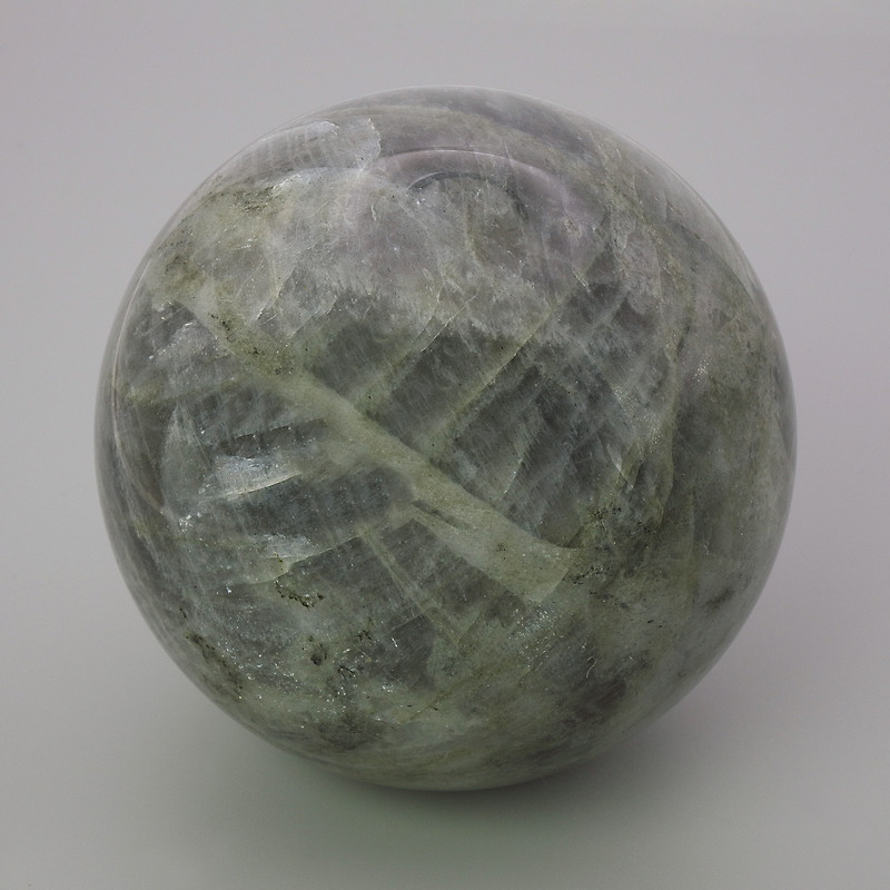 Souvenir sphere made of Labradorite, diameter 68mm±, weight from 400g (Price per 100 g)