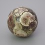Souvenir stone sphere of landscape jasper, diameter 44 mm ±, weight from 100 g (Price per 100 g)
