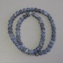 Moraine Agate Beads on String Smooth Sphere, diameter 6mm+-, length 35cm+
