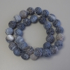 Frosty Agate Beads on Thread Smooth Round Bead, 12mm diameter±, 39cm length±