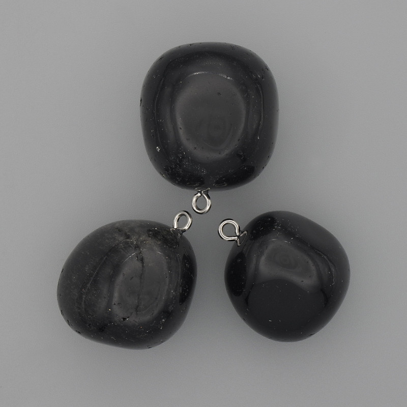 Agate Cube Pendant, 20×20 mm diameter, approx. 25 mm length
