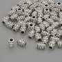 Bead Findings Inlay Bead Color: Metallic Silver, Diameter 6.5×5 mm±, Hole 2.5 mm±, Pack 20 g (~59 pcs)