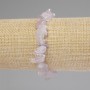 Amethyst Chip Bracelet, diameter 8-11×3-7mm ±, length 7.1 in ± (elastic)