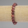 Selenite Bracelet Smooth Bead, 8mm Diameter ±, Length 18cm ± Stretch