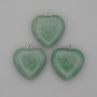 Heart Jade Pendant 25x25x27mm+