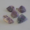 Pendant Fluorite natural stone unprocessed, from, diameter 37-50x18-33mm+- assorted sizes