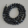 Agate Beads Multisided, 6mm± diameter on a thread, 36cm+ length